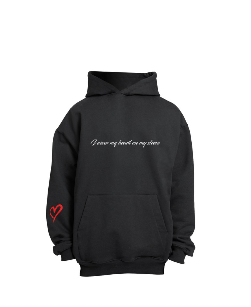 I wear my heart on my sleeve!